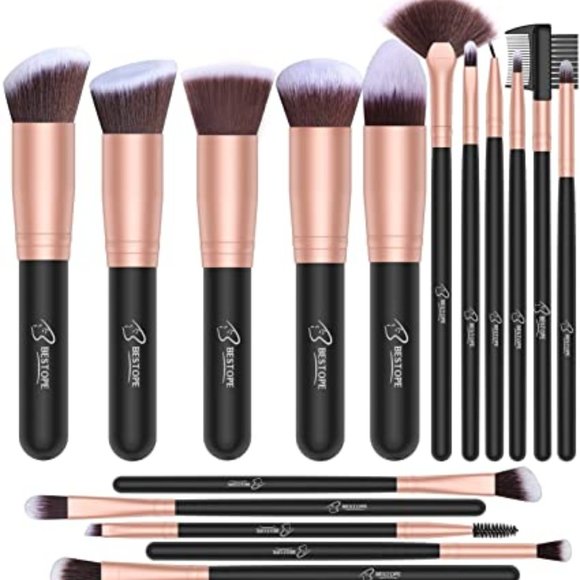 NWOT - GOOD QUALITY & GREAT VALUE BESTOPE 16 PIECE MAKEUP BRUSH SET - Picture 3 of 7